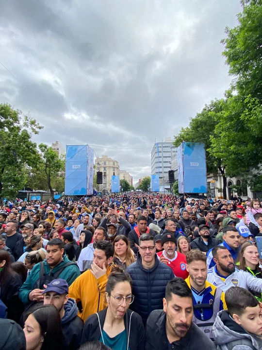 Se inauguró el mural maradoniano más grande del mundo