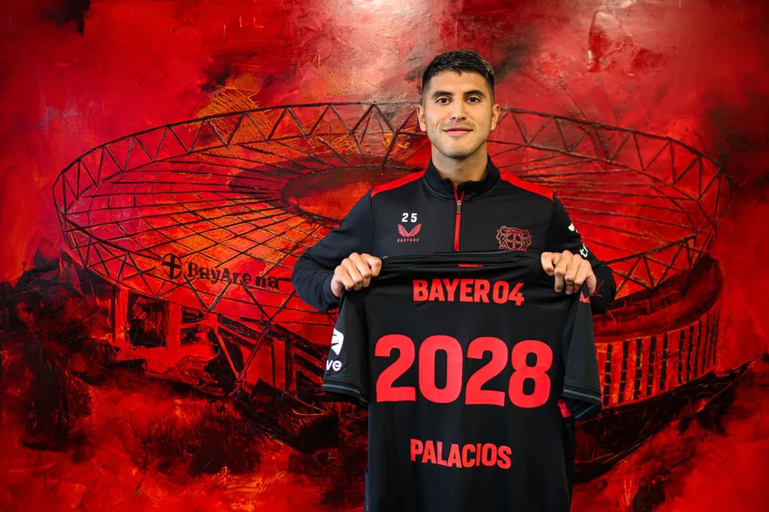 Exequiel Palacios extendió su contrato con Bayer Leverkusen